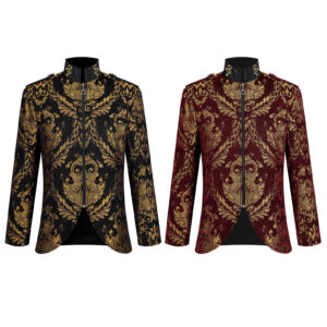 Halloween Renaissance Court Men's Coat