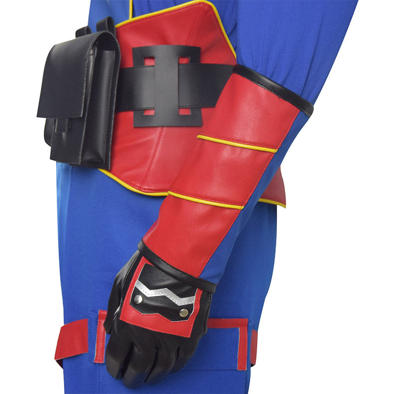 Henry Danger Costume Captain Man Cosplay Blue Uniform For Adult Men - Image 11