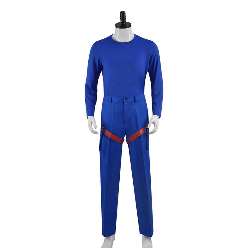 Henry Danger Costume Captain Man Cosplay Blue Uniform For Adult Men - Image 6