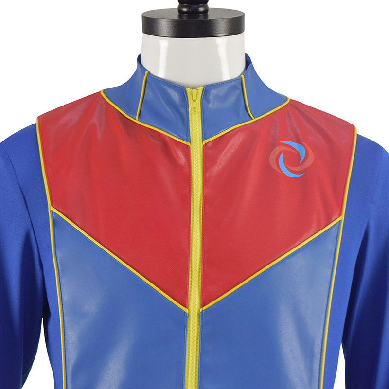 Henry Danger Costume Captain Man Cosplay Blue Uniform For Adult Men - Image 8