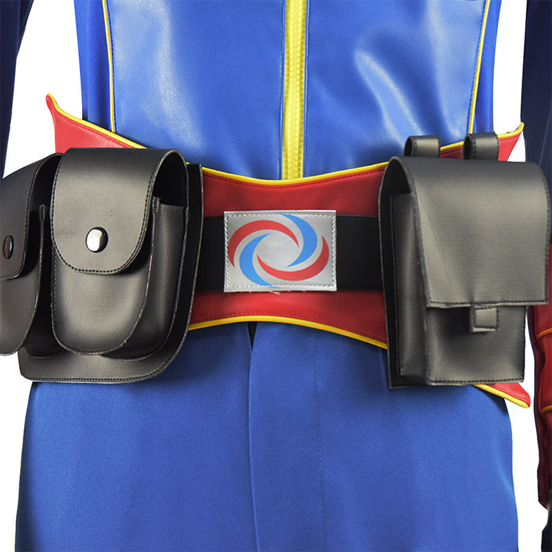 Henry Danger Costume Captain Man Cosplay Blue Uniform For Adult Men - Image 9