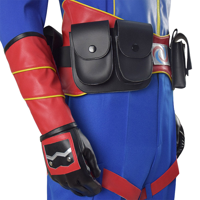 Henry Danger Costume Captain Man Cosplay Blue Uniform For Adult Men - Image 10