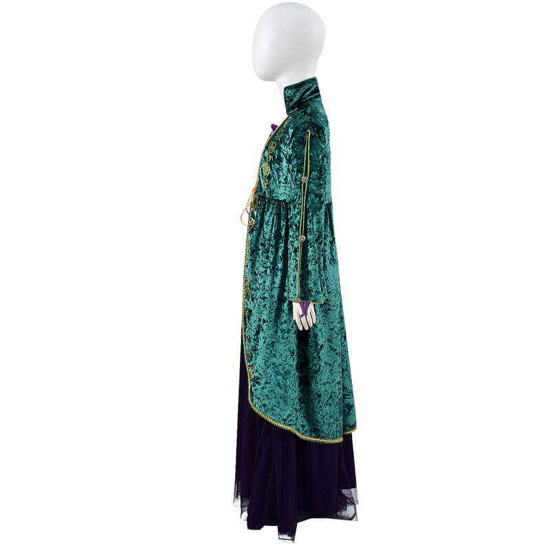 Kids Winifred Sanderson Halloween Dress Suit Hocus Pocus Cosplay Costume Outfit - Image 4