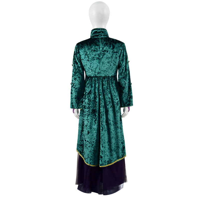 Kids Winifred Sanderson Halloween Dress Suit Hocus Pocus Cosplay Costume Outfit - Image 5