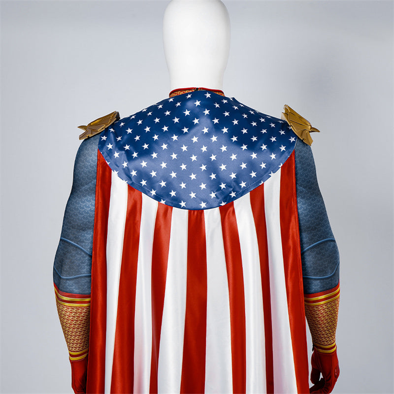 The Boys 4 The Homelander Cosplay Costume Leader of The Seven Superman Jumpsuit - Image 15