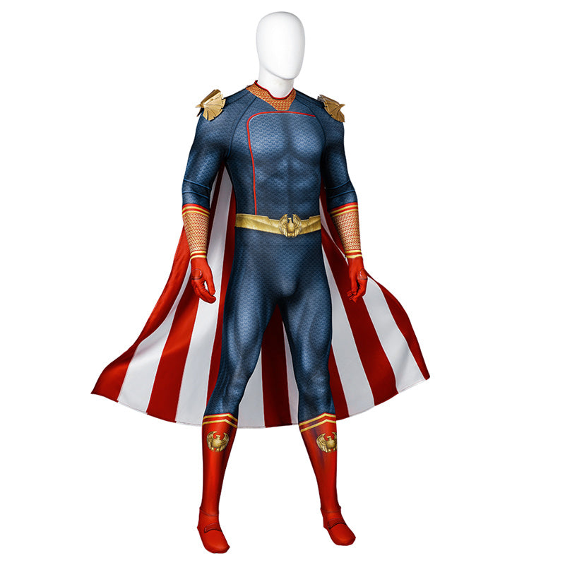 The Boys 4 The Homelander Cosplay Costume Leader of The Seven Superman Jumpsuit - Image 4