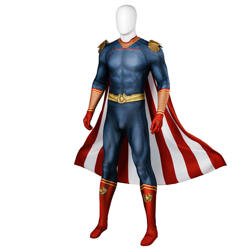 The Boys 4 The Homelander Cosplay Costume Leader of The Seven Superman Jumpsuit - Image 3