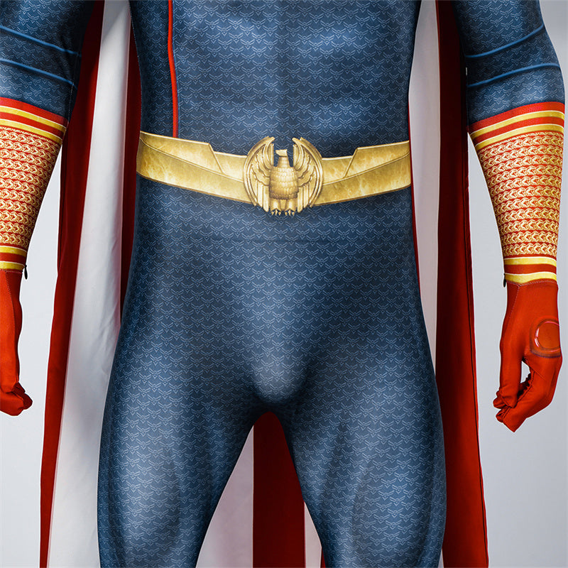 The Boys 4 The Homelander Cosplay Costume Leader of The Seven Superman Jumpsuit - Image 11