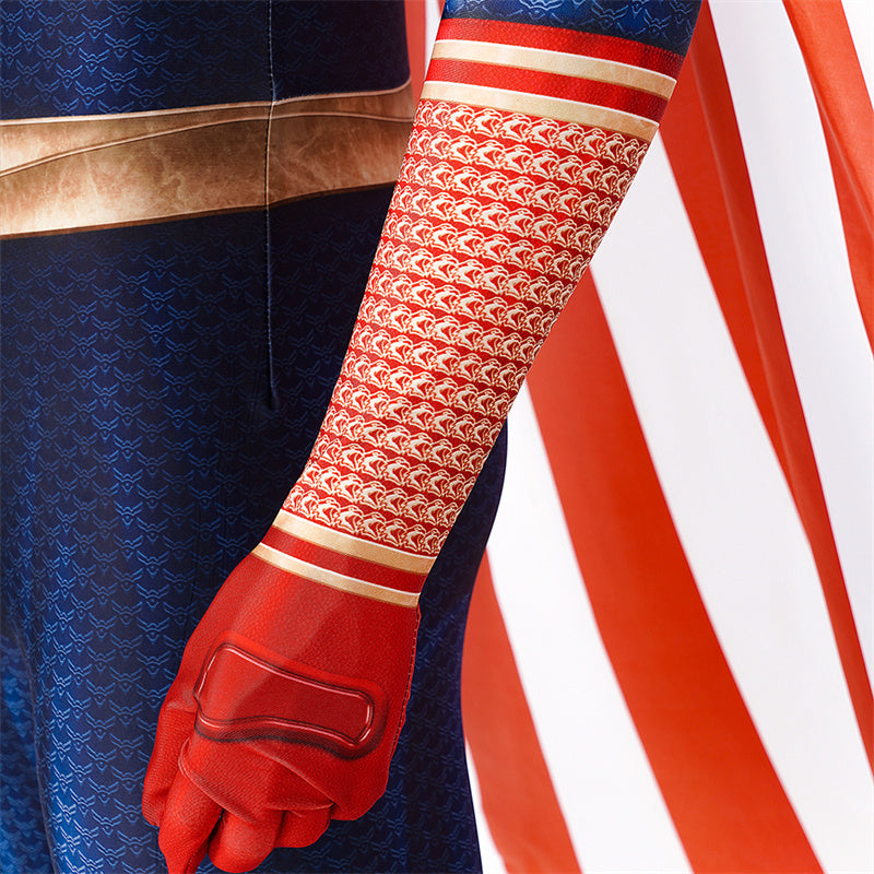 The Boys Season 3 Antony Starr Homelander Cosplay Costume Superhero Jumpsuit Halloween Suit With Cloak - Image 17