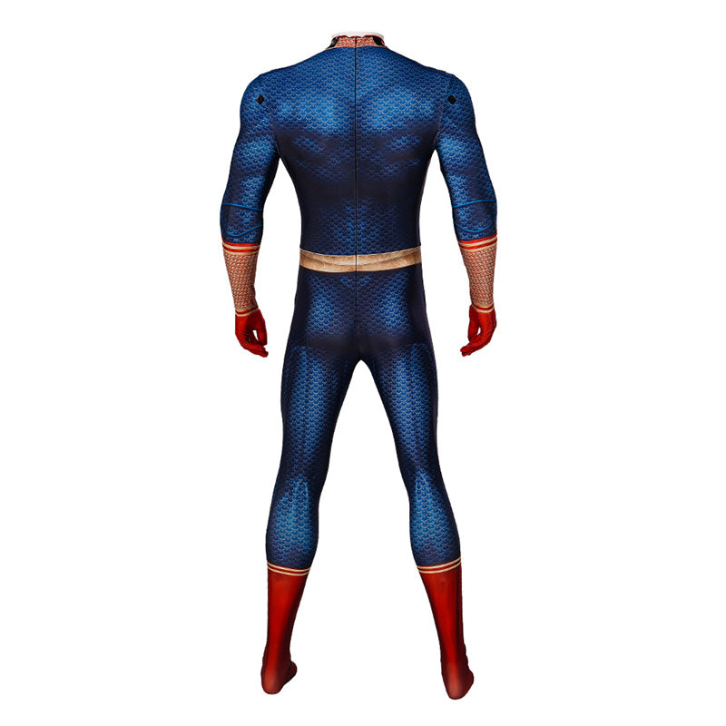 The Boys Season 3 Antony Starr Homelander Cosplay Costume Superhero Jumpsuit Halloween Suit With Cloak - Image 6