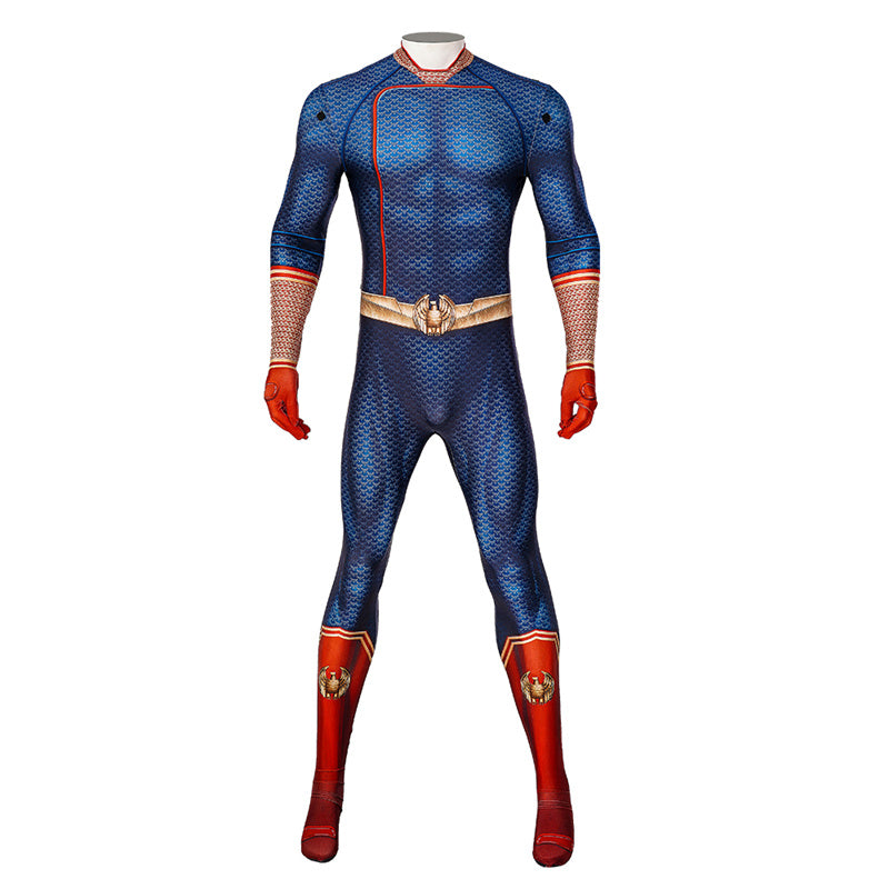 The Boys Season 3 Antony Starr Homelander Cosplay Costume Superhero Jumpsuit Halloween Suit With Cloak - Image 7