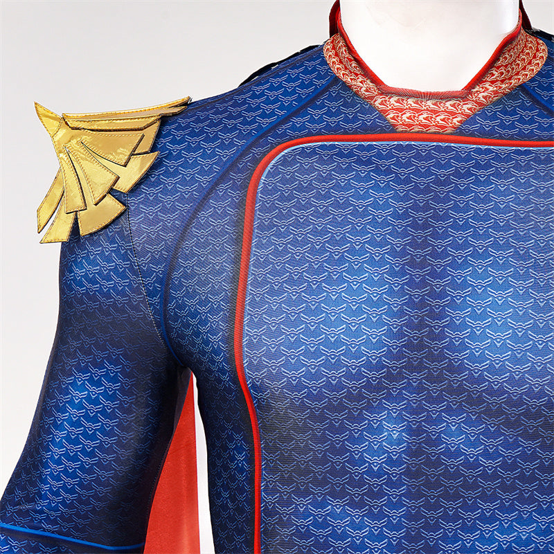 The Boys Season 3 Antony Starr Homelander Cosplay Costume Superhero Jumpsuit Halloween Suit With Cloak - Image 10