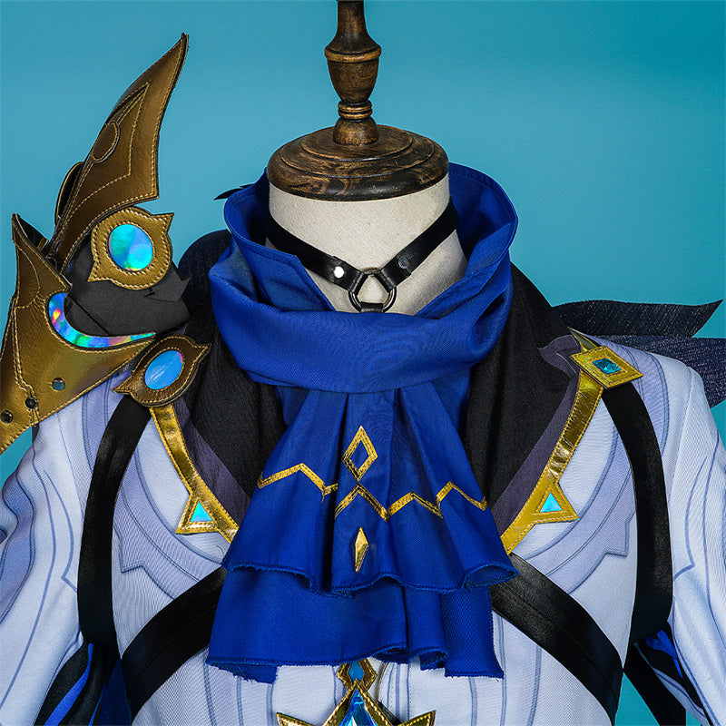 Genshin Impact Il Dottore Cosplay Costume Dr. Dottore Anime Uniform Halloween Carnival Suit - Image 9