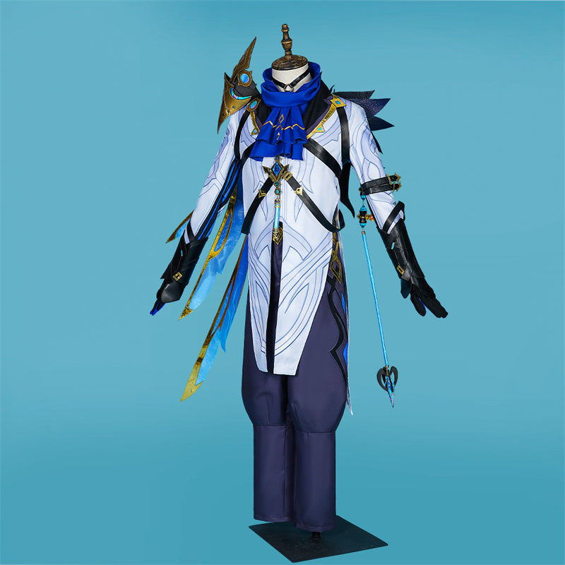Genshin Impact Il Dottore Cosplay Costume Dr. Dottore Anime Uniform Halloween Carnival Suit - Image 4