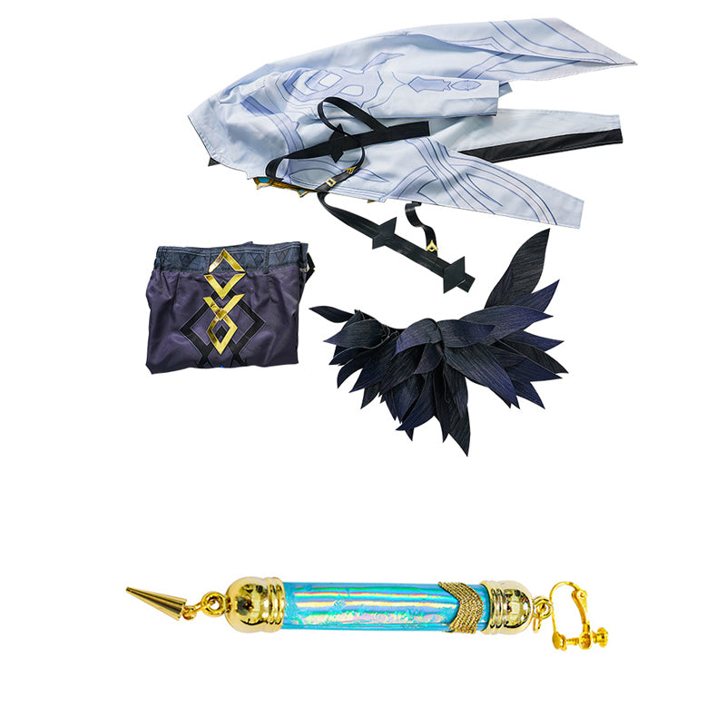 Genshin Impact Il Dottore Cosplay Costume Dr. Dottore Anime Uniform Halloween Carnival Suit - Image 7