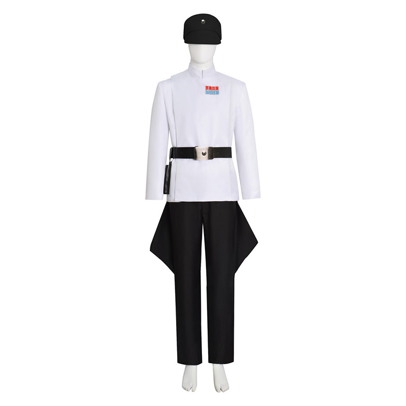 Star Wars Cosplay Imperial Military Uniform Costume Halloween Suit White Version - Image 2