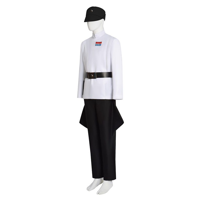 Star Wars Cosplay Imperial Military Uniform Costume Halloween Suit White Version - Image 4