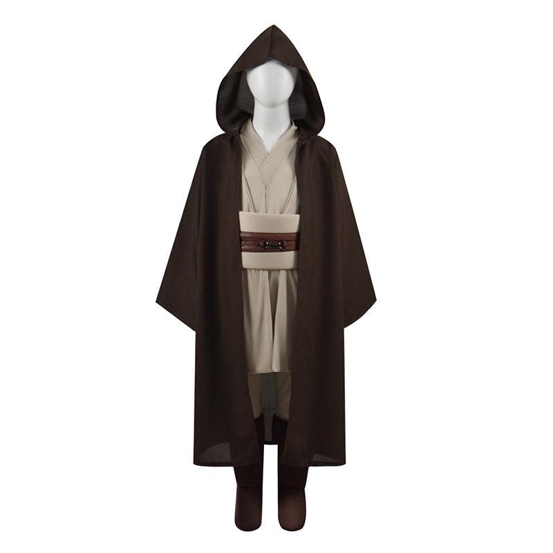 Star Wars Obi Wan Kenobi Jedi Knight Child Cosplay Costume Kids Halloween Outfit - Image 2