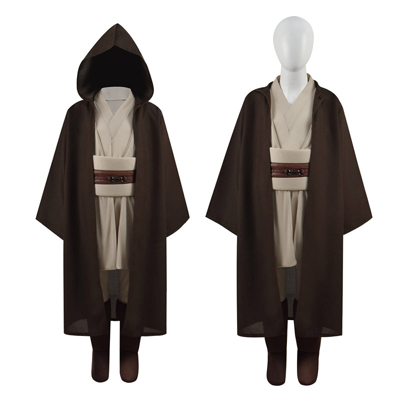 Star Wars Obi Wan Kenobi Jedi Knight Child Cosplay Costume Kids Halloween Outfit - Image 3