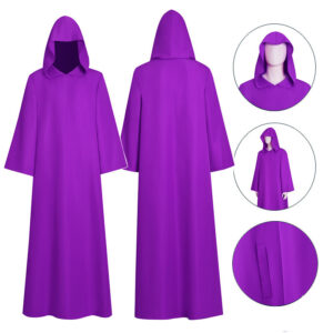 Purple Wizard Cloak Shadow Wizard Money Gang Purple Robe Halloween Costume