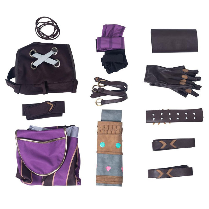 Jinx Cosplay League of Legends Arcane Costume Game Party Outfit - Image 4