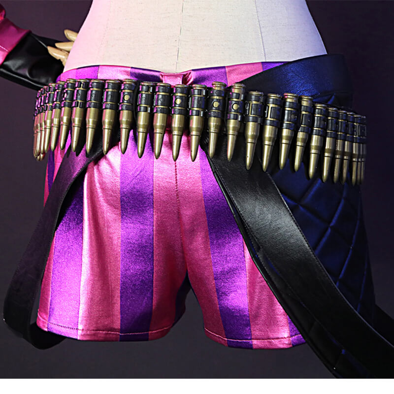 League of Legends Jinx Halloween Costumes Game LOL Jinx Cosplay Outfit - Image 9