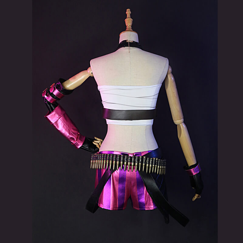 League of Legends Jinx Halloween Costumes Game LOL Jinx Cosplay Outfit - Image 3