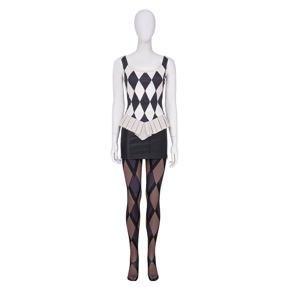 Joker Folie a Deux Harley Quinn Cosplay Costume Halloween Carvinal Suit 2024 - Image 7
