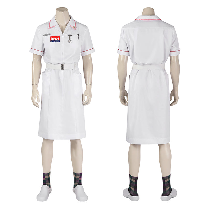 Joker Nurse Outfit Unifrom The Dark Knight Joker Cosplay Costume Joker Halloween Suit - Image 2