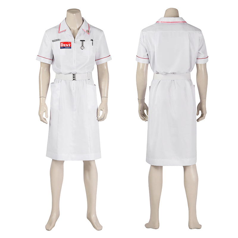 Joker Nurse Outfit Unifrom The Dark Knight Joker Cosplay Costume Joker Halloween Suit - Image 3
