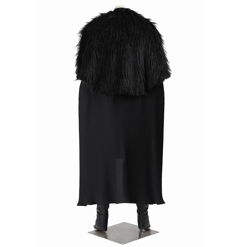 Game of Thrones Season 8 Jon Snow Cosplay Costume Halloween Party Suit - Image 3