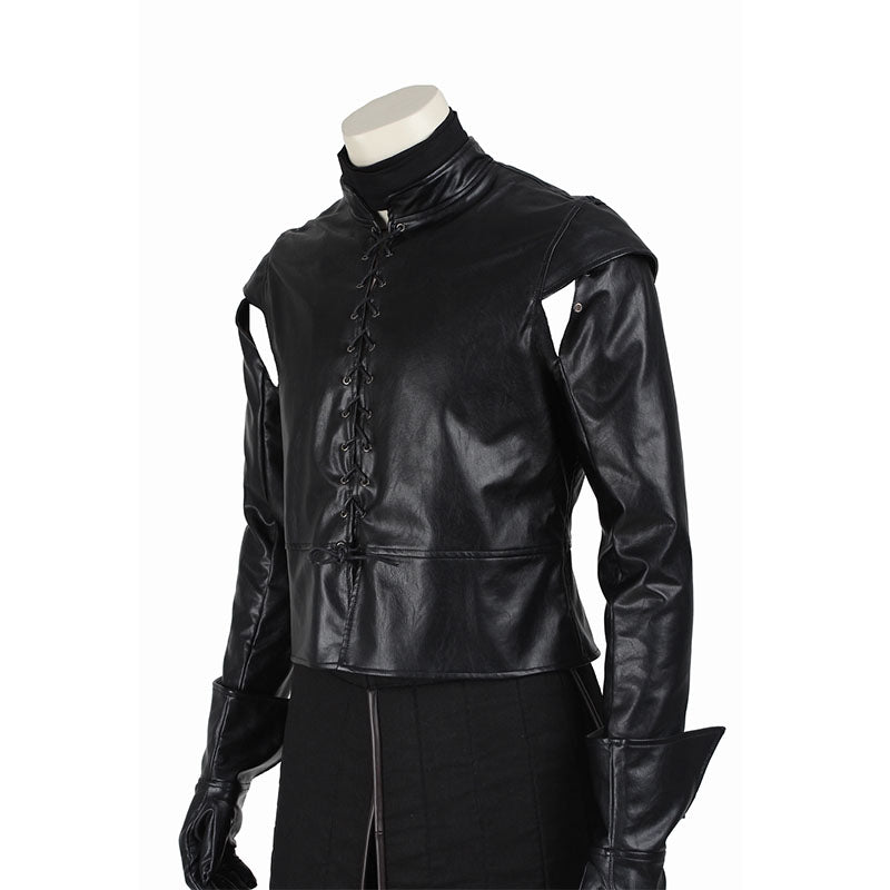 Game of Thrones Season 8 Jon Snow Cosplay Costume Halloween Party Suit - Image 7