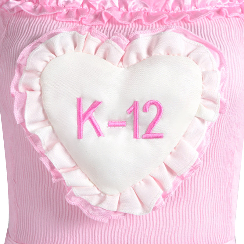 Melanie Martinez K 12 Cosplay Costume K-12 Baby Pink Dress Halloween Suits - Image 7