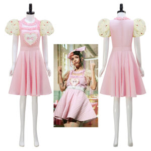 K 12 Dress K-12 Tour Melanie Martinez Cosplay Costume Pink Dress Suit Yellow Sleeve