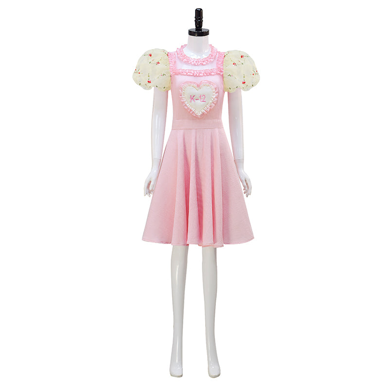 K 12 Dress K-12 Tour Melanie Martinez Cosplay Costume Pink Dress Suit Yellow Sleeve - Image 2