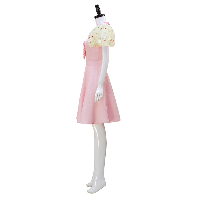 K 12 Dress K-12 Tour Melanie Martinez Cosplay Costume Pink Dress Suit Yellow Sleeve - Image 4