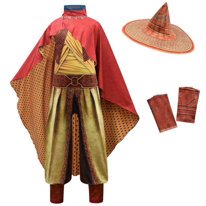Raya And The Last Dragon Raya Costume Halloween Jumpsuit Kids Halloween Costume - Image 2