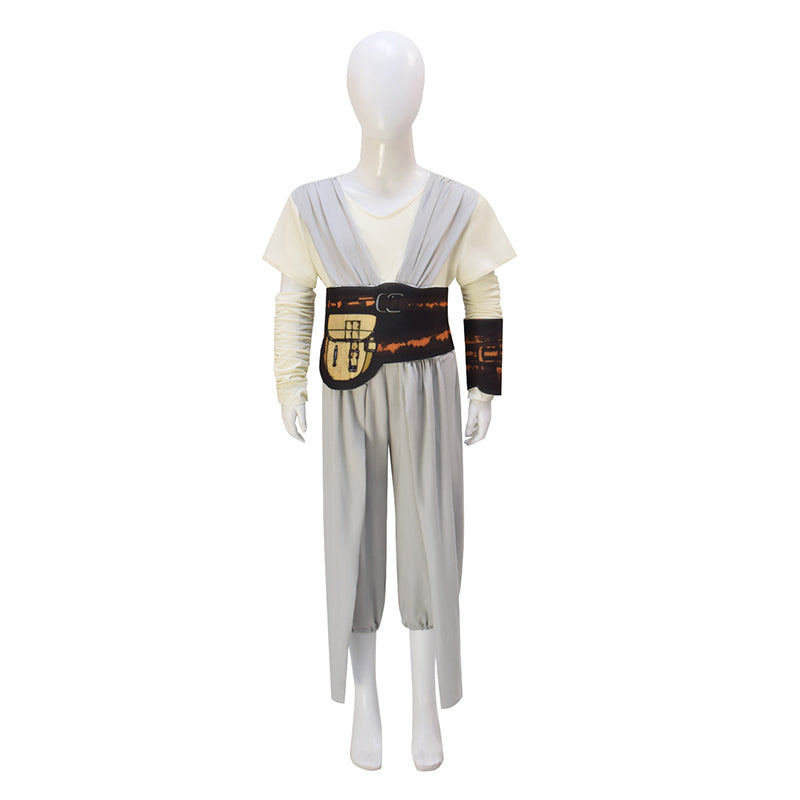Kids Rey Cosplay Star Wars Rise Of Skywalker Rey Costume Girls Halloween Outfit - Image 2