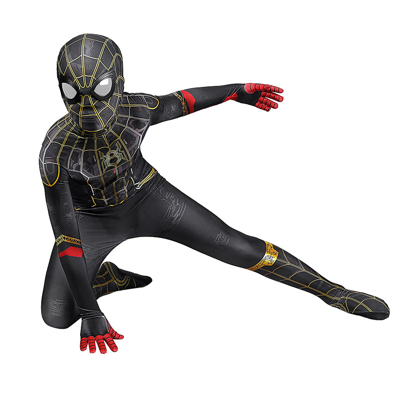 Kids Spiderman Costume Spider-Man 3 No Way Home Cosplay Peter Parker Jumpsuit Boy Bodysuit - Image 2