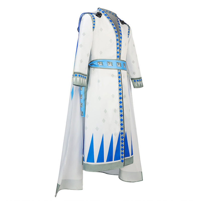 King Magnifico Cosplay Costume 2023 Film Wish White Cape Outfit Halloween Party Suit - Image 3
