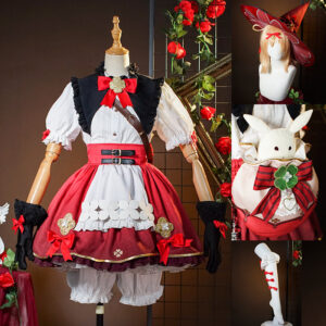 Klee Little Witch Cosplay Genshin Impact Klee Costume Dress Halloween Carnival Suit