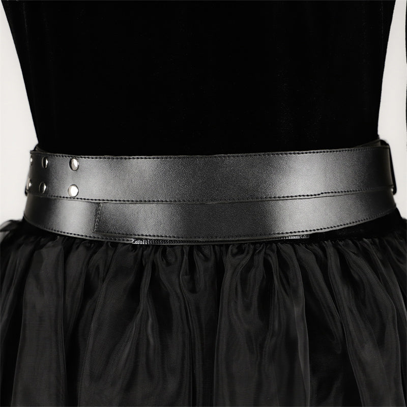 Lisa Frankenstein Cosplay Costume 2024 Misty Black Dress Halloween Carnival Suit - Image 17