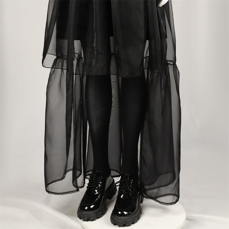 Lisa Frankenstein Cosplay Costume 2024 Misty Black Dress Halloween Carnival Suit - Image 19