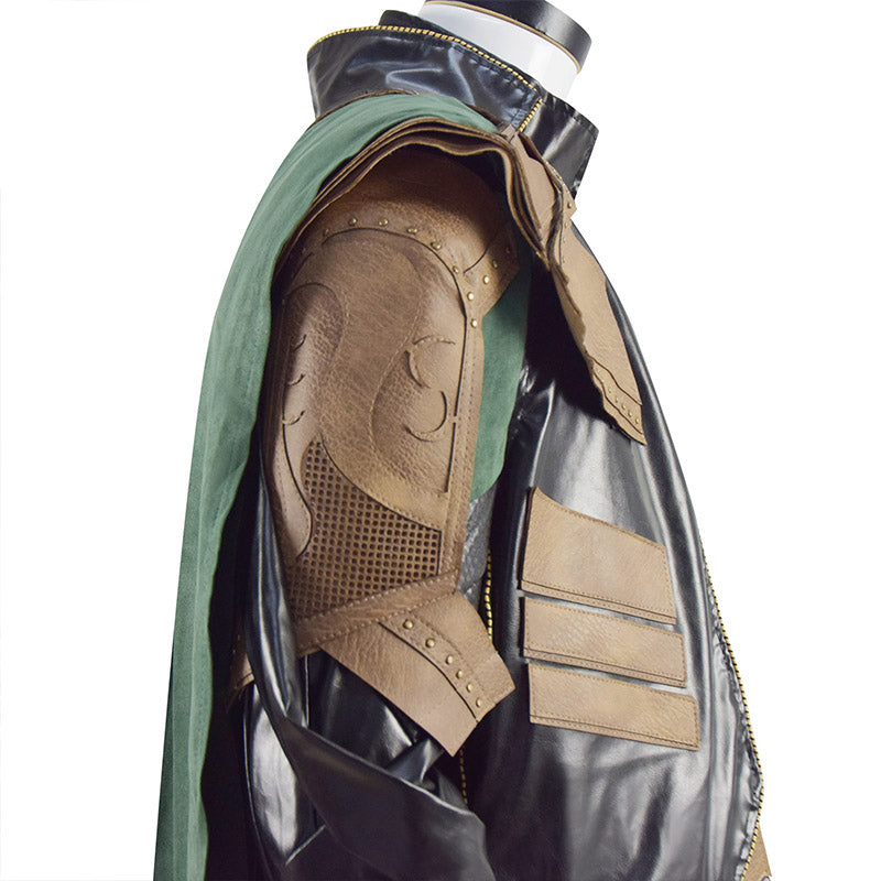 Loki Season 1 Loki Cosplay Marvel Loki 2021 Costume Battle Armor Outfit With Cloak - Image 10