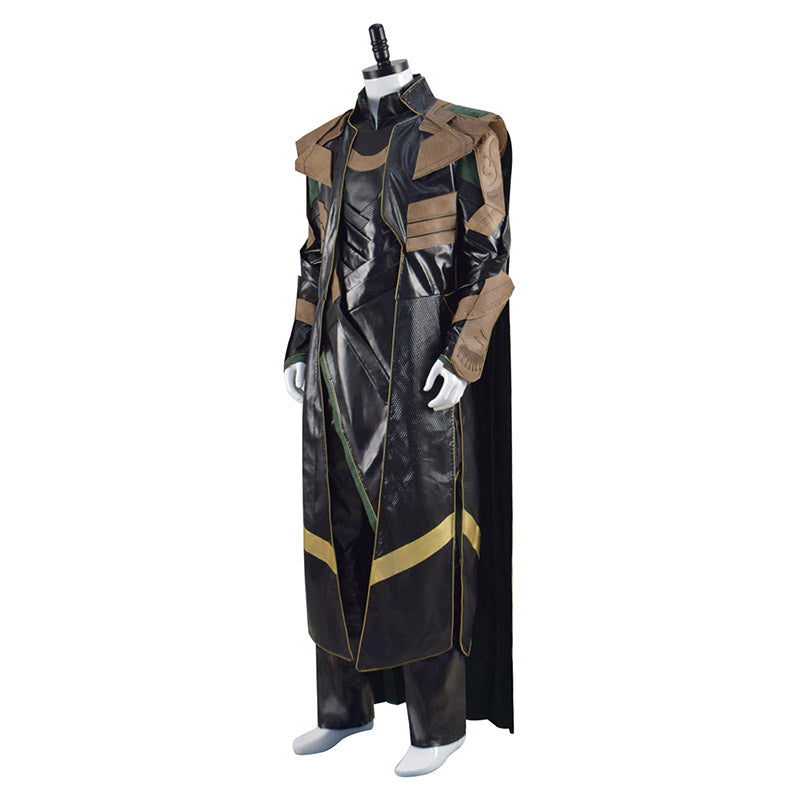 Loki Season 1 Loki Cosplay Marvel Loki 2021 Costume Battle Armor Outfit With Cloak - Image 3