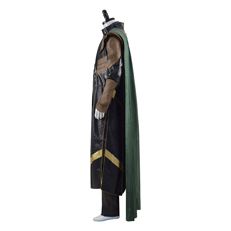 Loki Season 1 Loki Cosplay Marvel Loki 2021 Costume Battle Armor Outfit With Cloak - Image 4
