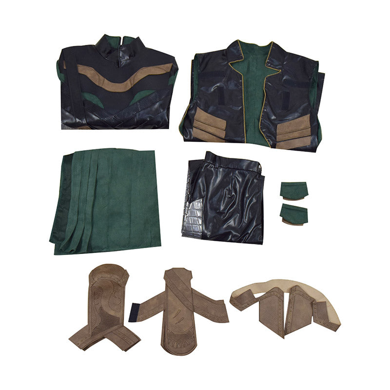 Loki Season 1 Loki Cosplay Marvel Loki 2021 Costume Battle Armor Outfit With Cloak - Image 6