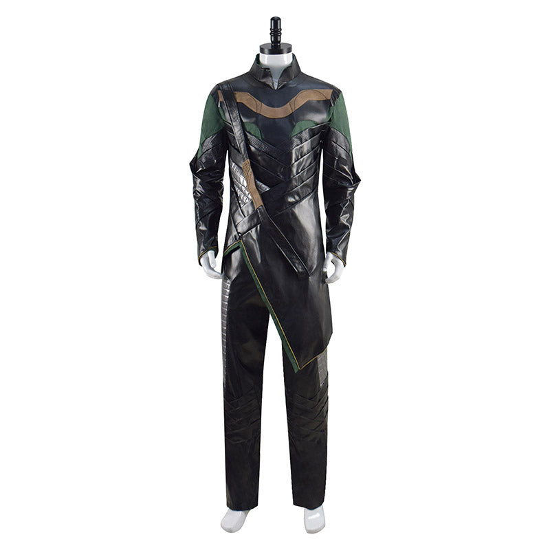 Loki Season 1 Loki Cosplay Marvel Loki 2021 Costume Battle Armor Outfit With Cloak - Image 7