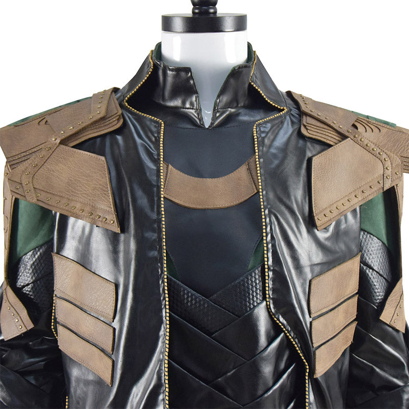 Loki Season 1 Loki Cosplay Marvel Loki 2021 Costume Battle Armor Outfit With Cloak - Image 8