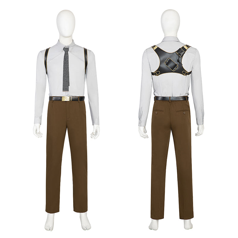 2023 Loki Season 2 Loki Cosplay Costume Tom Hiddleston Brown Coat Outfit Suit - Image 5